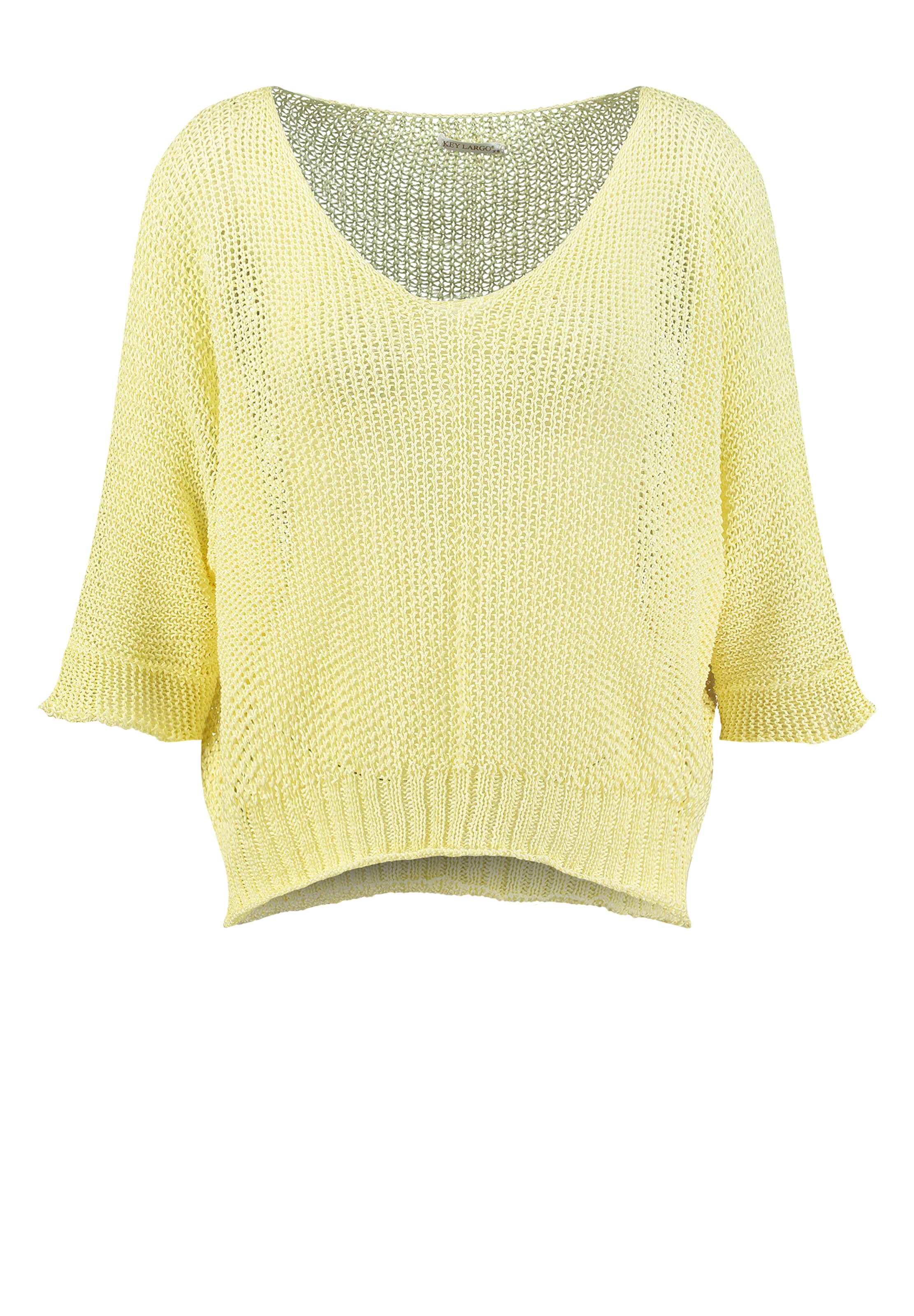 Key Largo Sweater 'Fresh' in Yellow: front