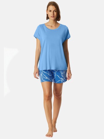 SCHIESSER Shorty ' Modern Nightwear ' in Blue: front