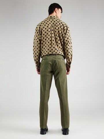 Hackett London regular Παντελόνι με τσάκιση σε πράσινο
