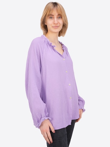 Chemisier Seasons of April en violet