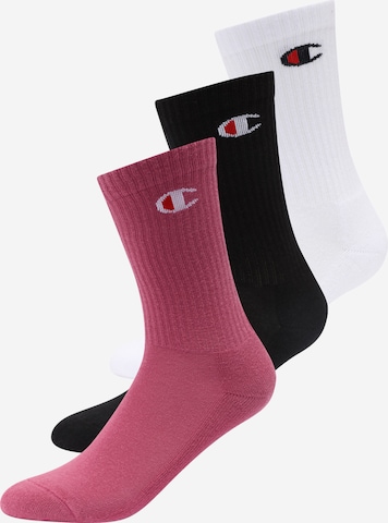 Champion Authentic Athletic Apparel Socks in Pink: front