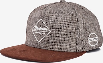 Blackskies Cap 'Ancient Gods' in Brown: front
