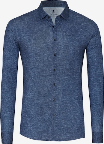 DESOTO Hemd in Blau: Vorderseite