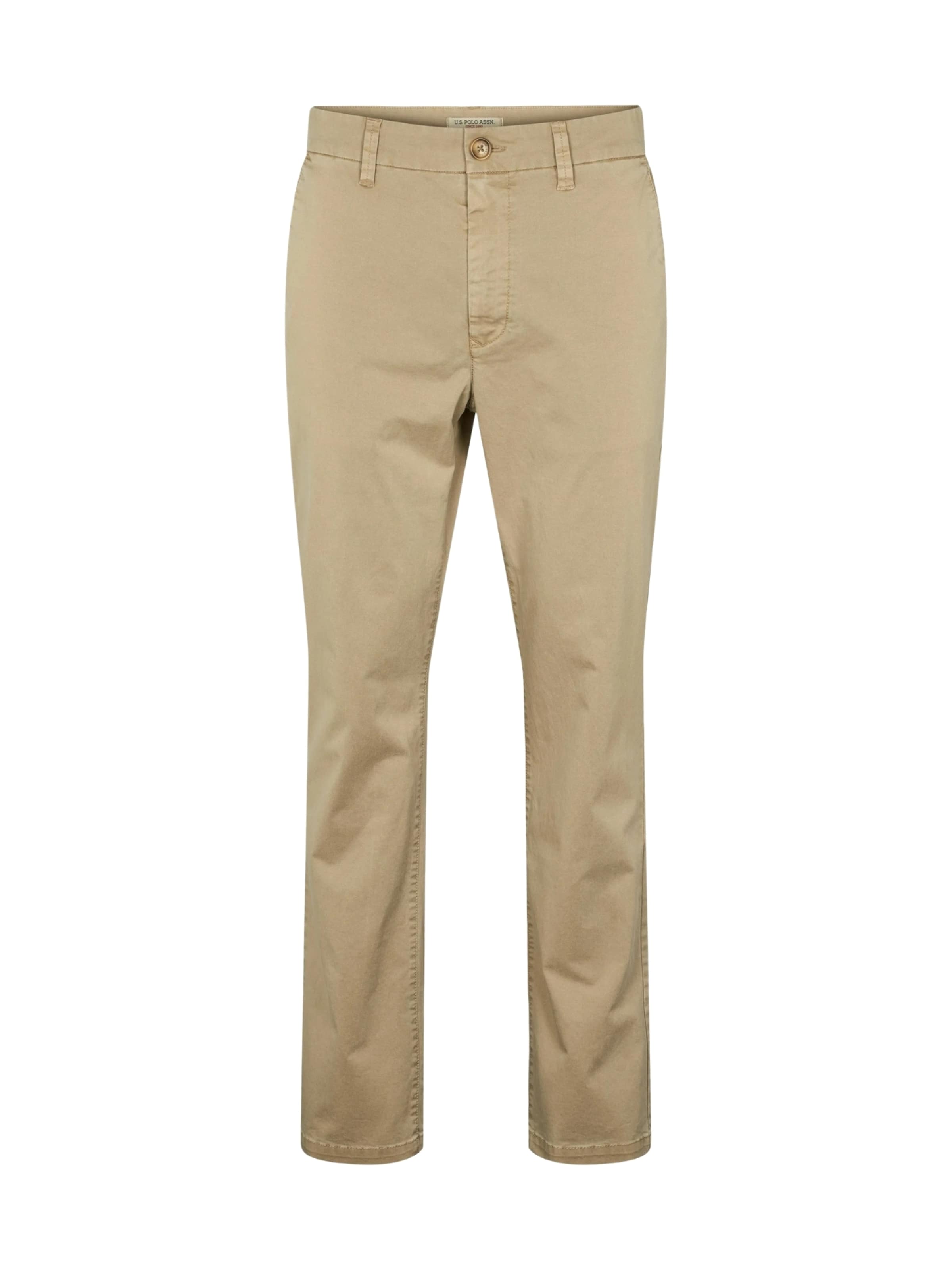 U.S. POLO ASSN. Chinohousut 'UMFabion' värissä beige: etupuoli