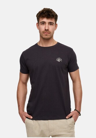 T-Shirt 'Bjorn' INDICODE JEANS en noir : devant