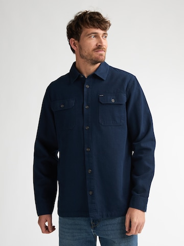 Petrol Industries Regular fit Klederdracht overhemd 'Aurora' in Blauw: voorkant