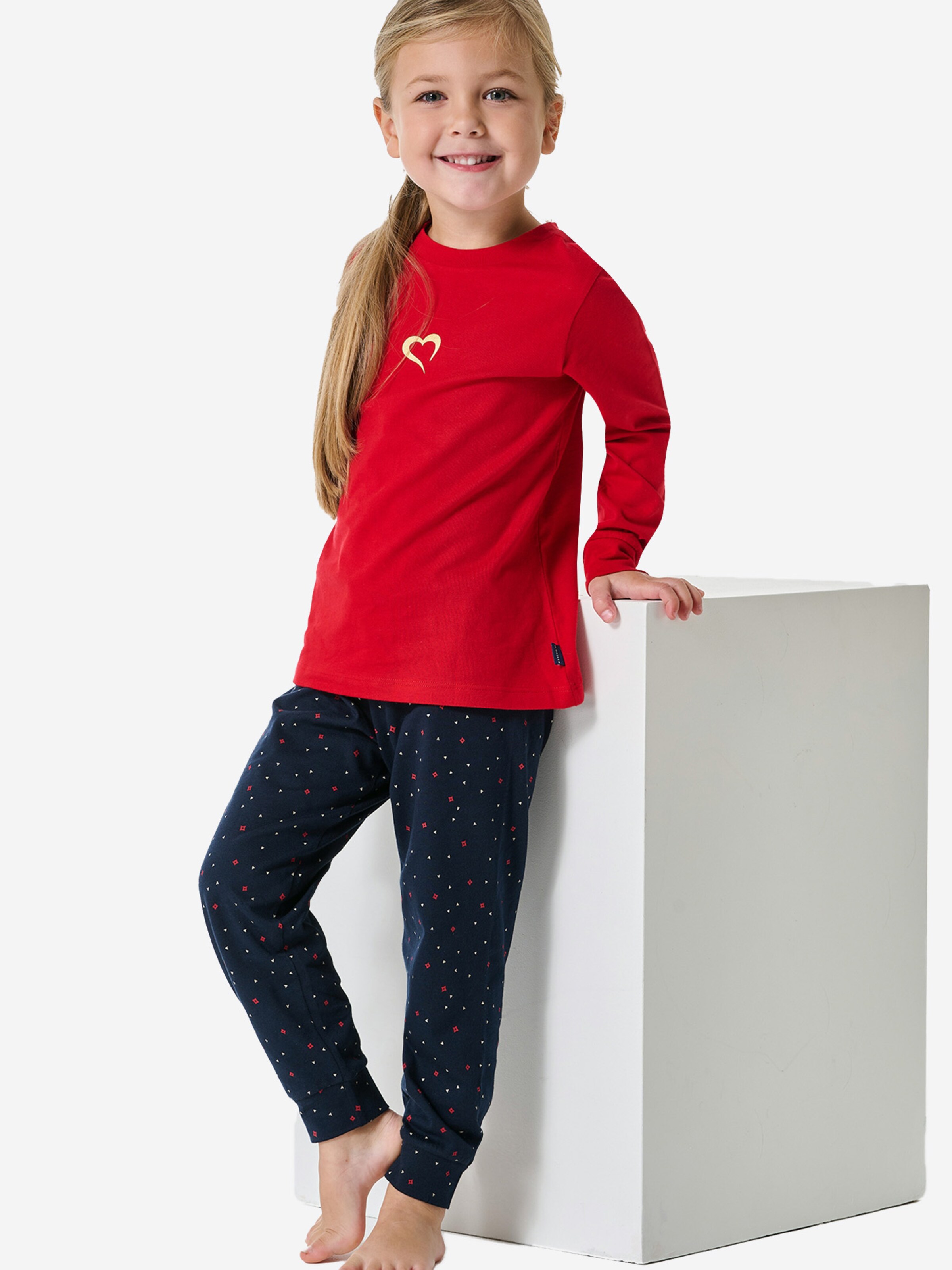 Pyjama ' Family ' SCHIESSER en bleu