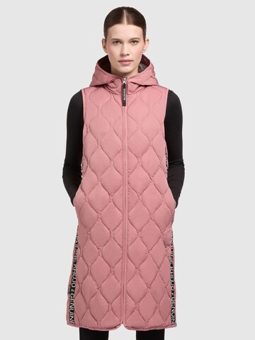 khujo Vest 'Jady' in Pink: front