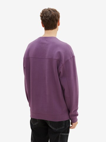 Sweat-shirt TOM TAILOR DENIM en violet