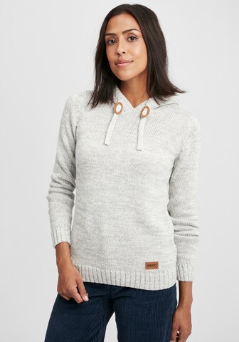 Oxmo Pullover 'Philia' in Grau: Vorderseite