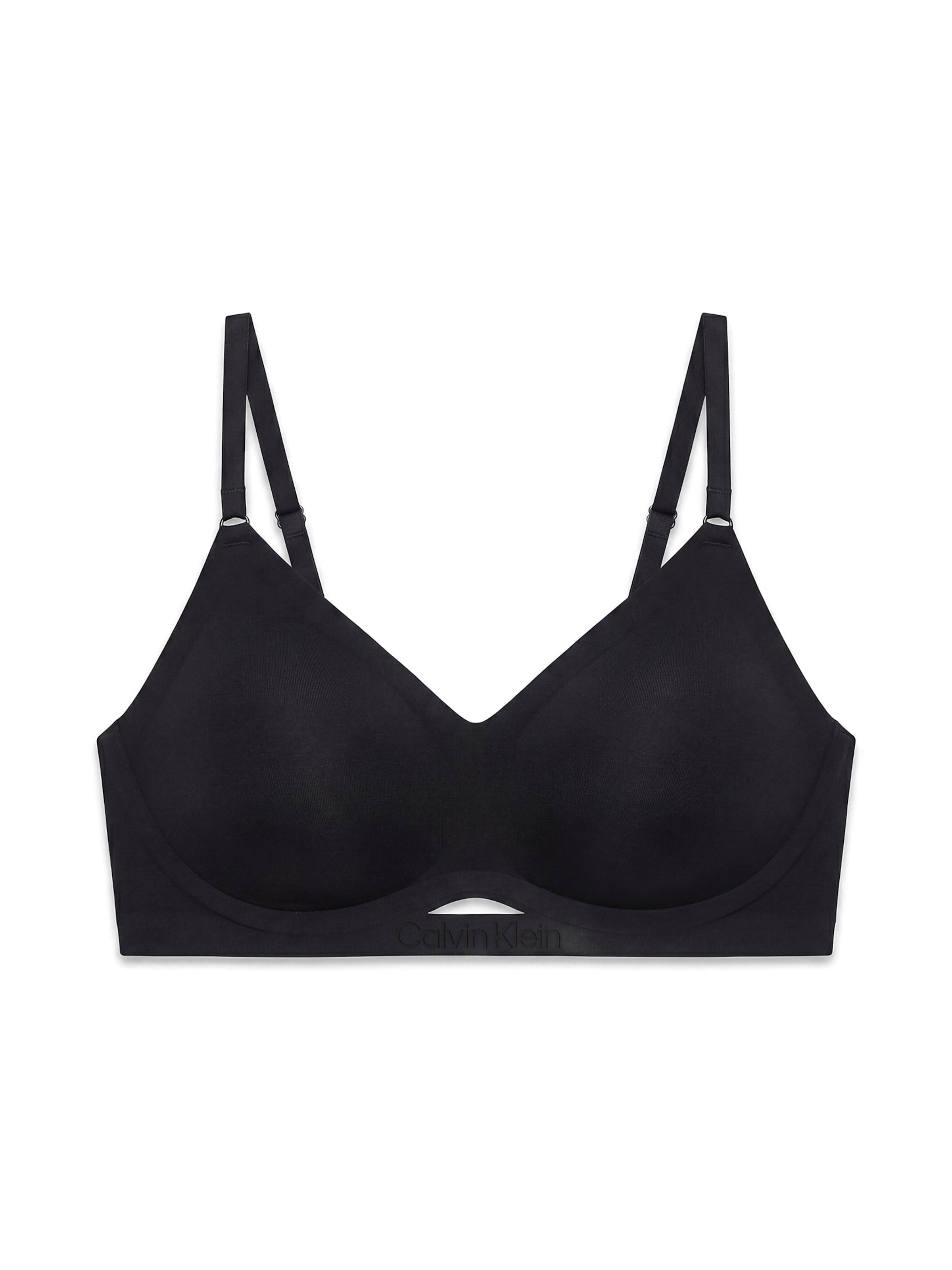 Calvin Klein Bustier BH in Zwart: voorkant