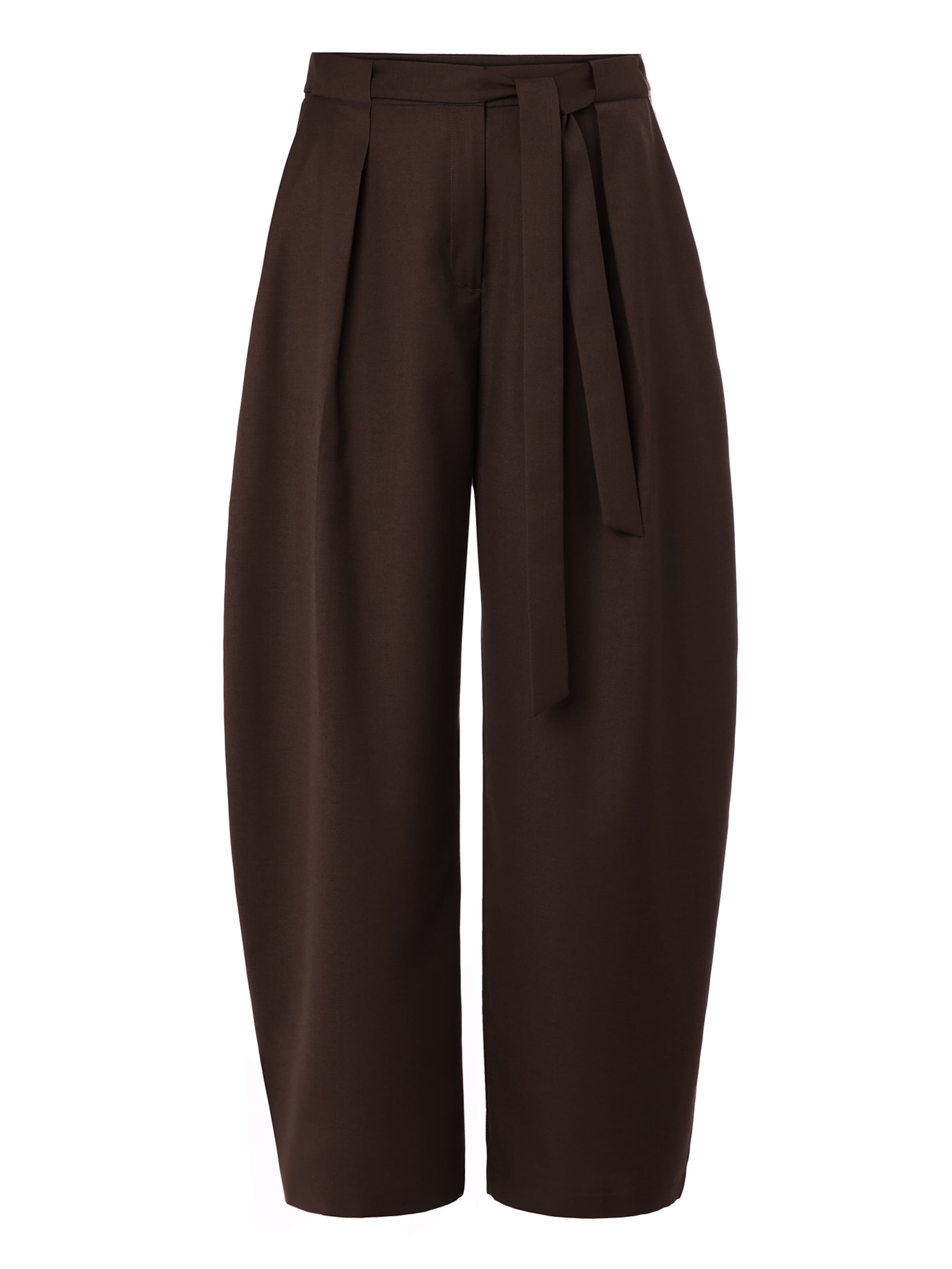Wide leg Pantaloni con pieghe 'Anaiso' di TATUUM in marrone: frontale
