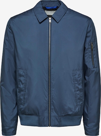 SELECTED HOMME Between-season jacket 'Royce' in Blue: front