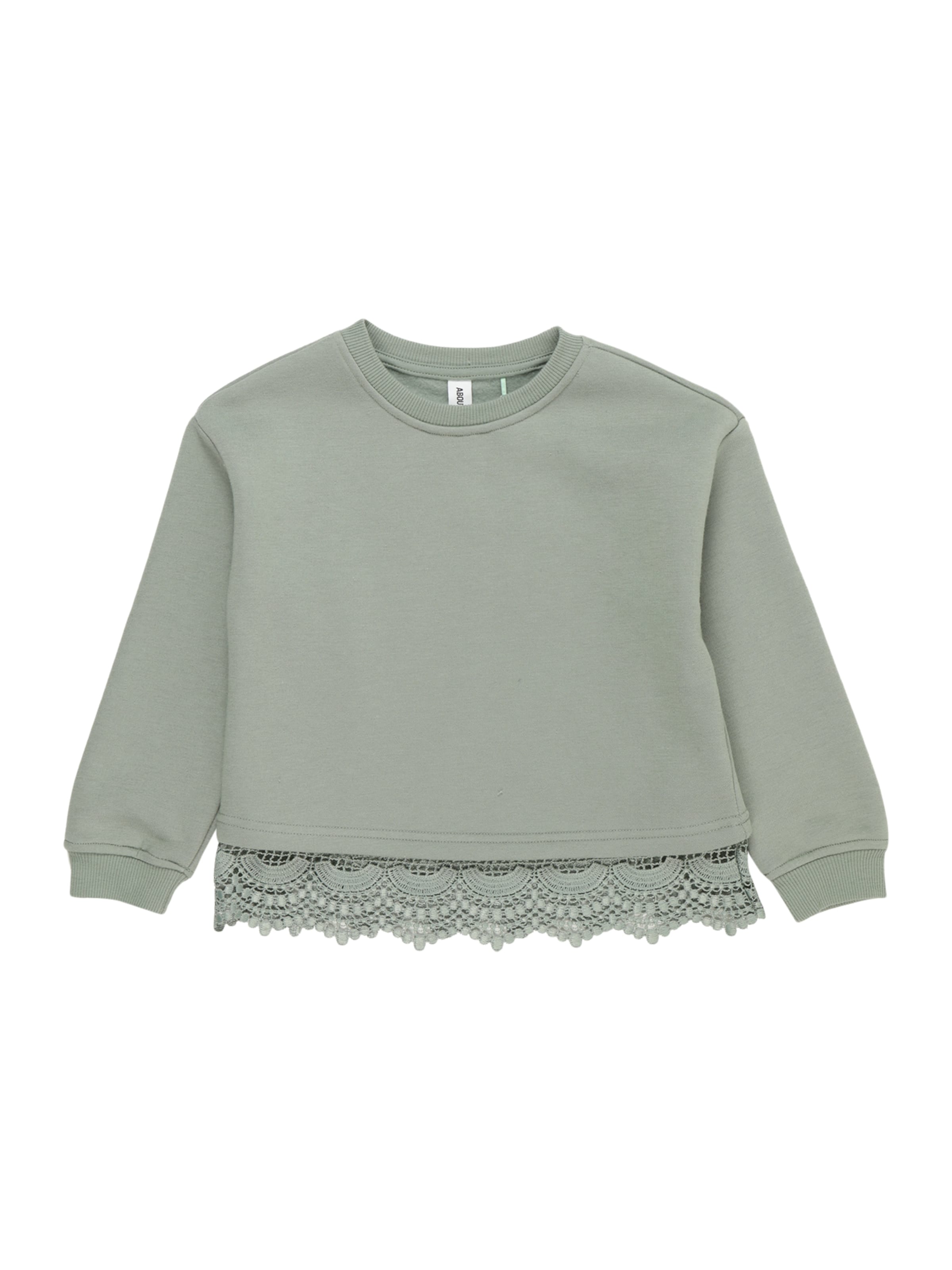 ABOUT YOU Свитшот в Зеленый: спереди