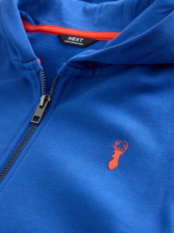 Next - Sudadera con cremallera en azul