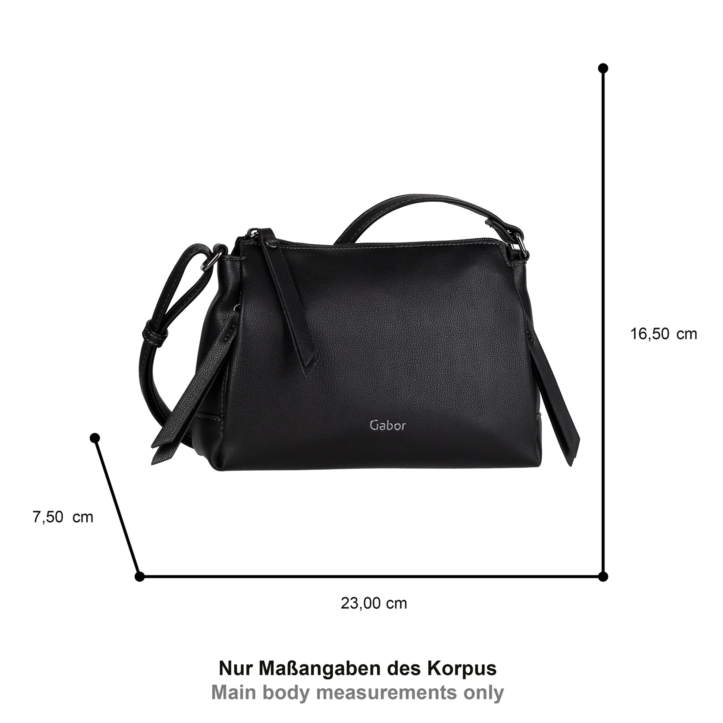 GABOR Handbag 'Jenny' in Black