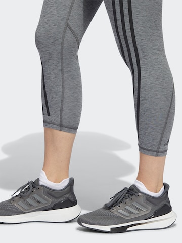 Skinny Pantalon de sport 'Optime Train Icons' ADIDAS SPORTSWEAR en gris