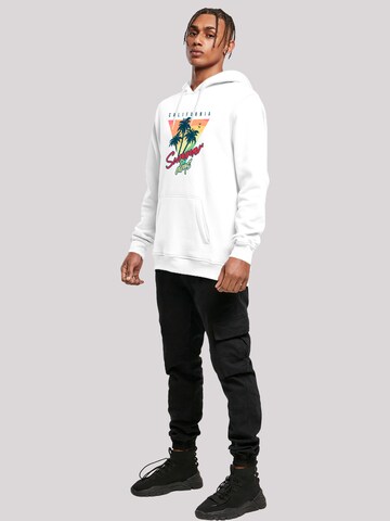 F4NT4STIC Sweatshirt 'California Palmen Retro' in Wit
