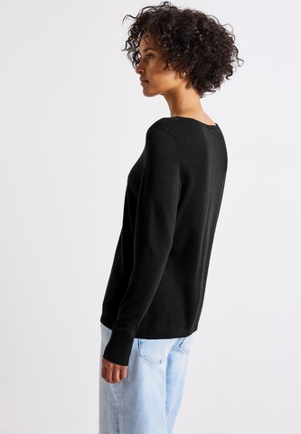 STREET ONE Pullover in Schwarz