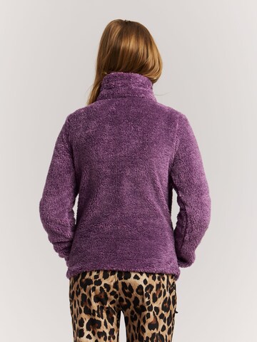 PROTEST Fleece Jacket 'Riri JR' in Purple