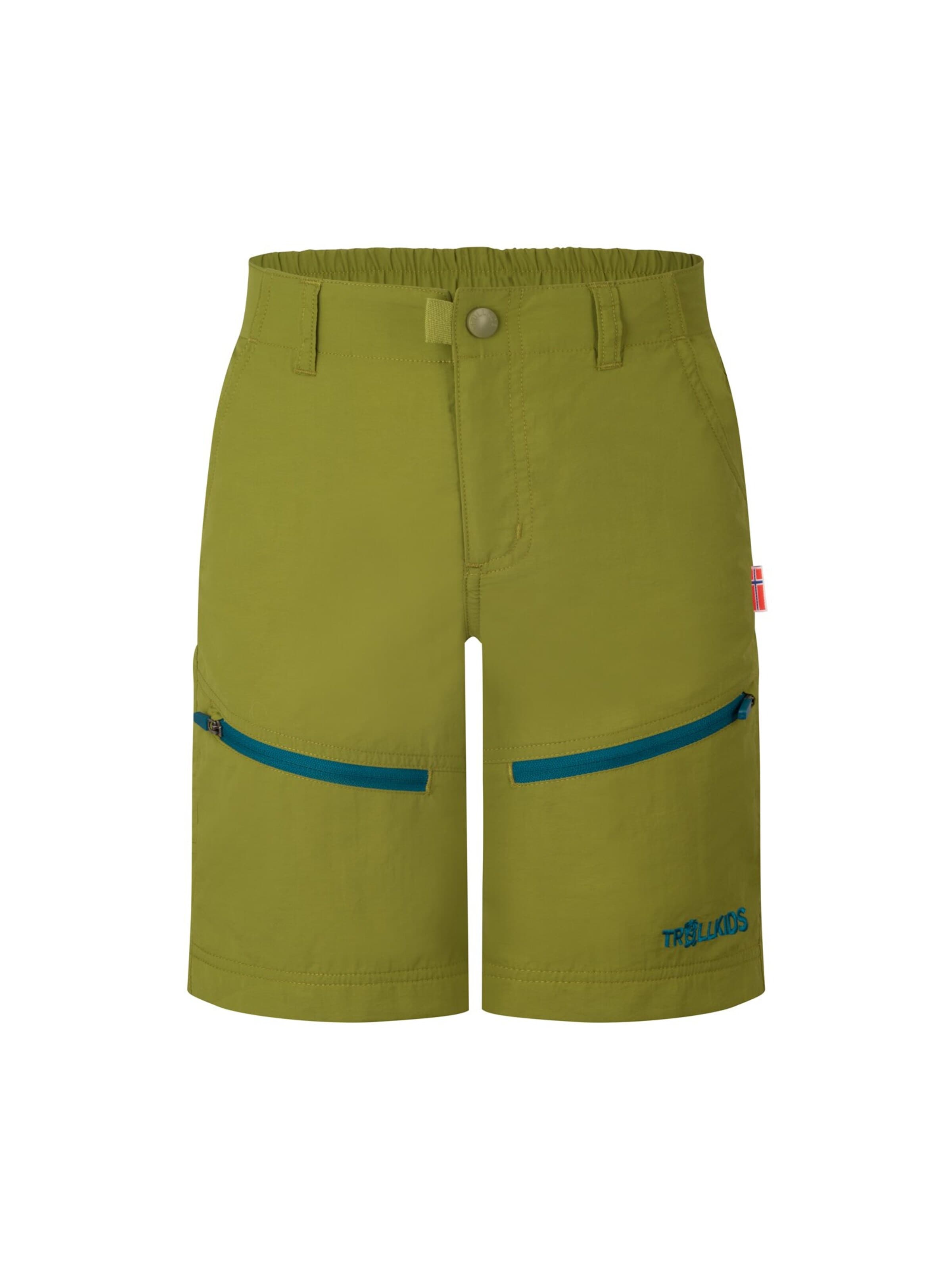 TROLLKIDS Workout Pants in Green: front