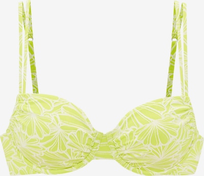 VENICE BEACH Bikini augšdaļa, krāsa - kaļķa / balts, Preces skats