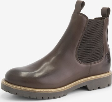 Travelin Chelsea Boots 'Randers ' in Brown: front