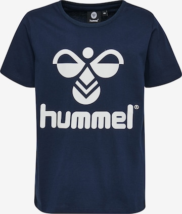 Hummel Μπλουζάκι 'Tres' σε μπλε: μπροστά