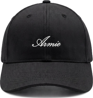 ARMIE Cap 'The ARMIE Baseball Cap' in Schwarz: Vorderseite