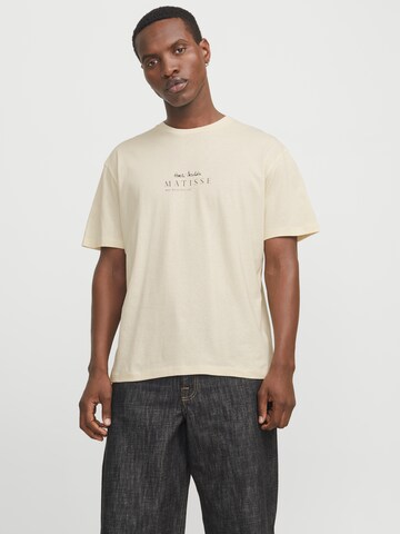 JACK & JONES Футболка 'JJAtisse' в Бежевый