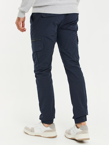 Threadbare - Tapered Pantalón cargo en azul