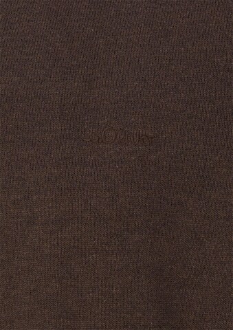 s.Oliver Men Big Sizes Trui in Bruin: voorkant