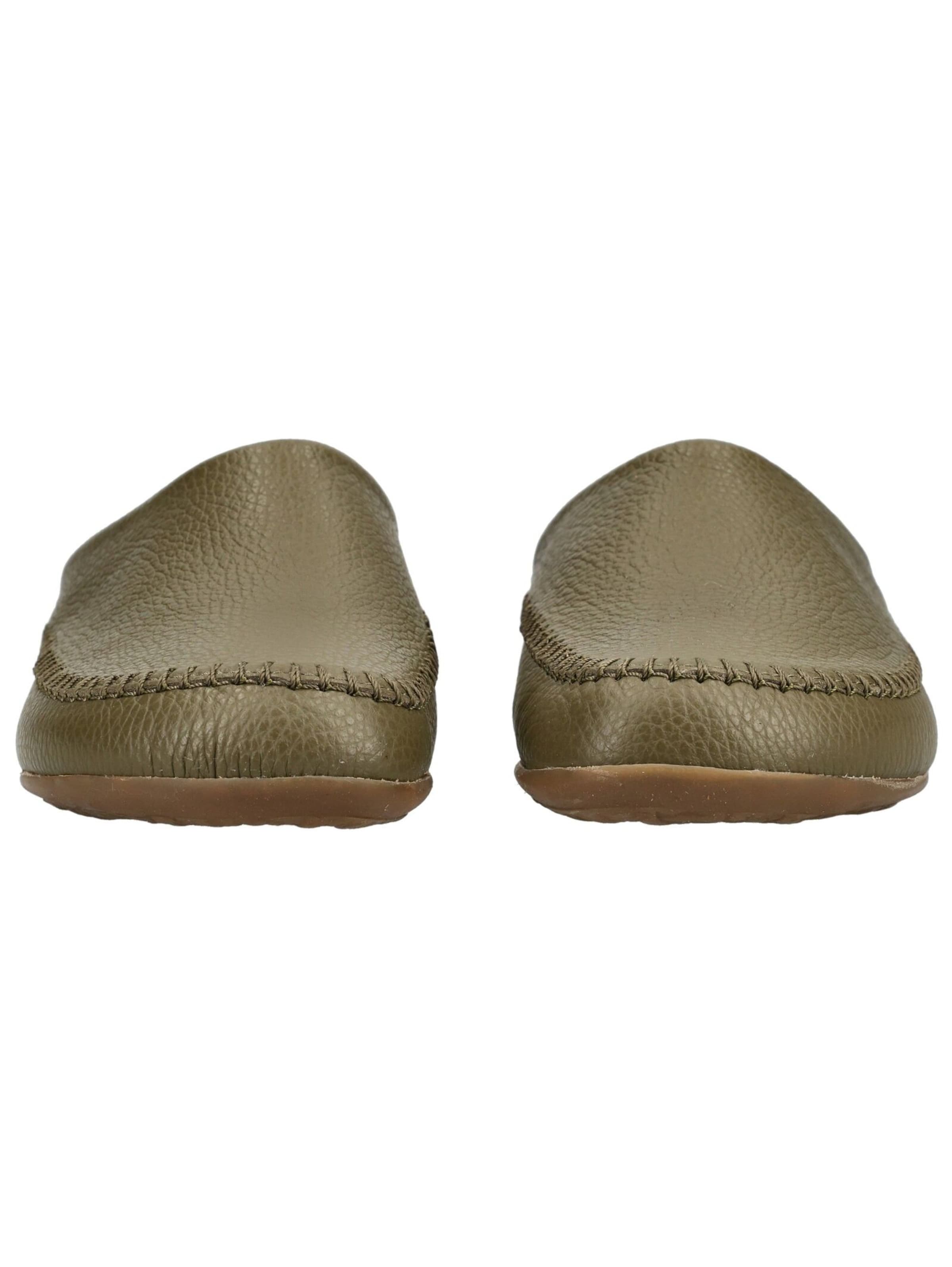 HAFLINGER Slippers in Green