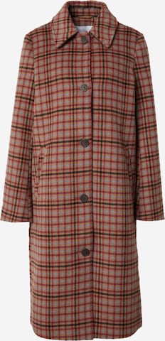 florence by mills exclusive for ABOUT YOU Between-Seasons Coat 'Openhearted' in Brown: front