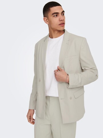 Only & Sons Regular fit Suit Jacket 'Phil' in Grey