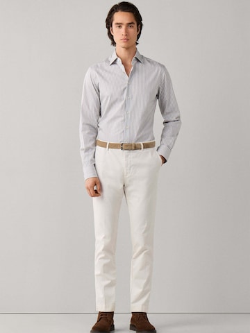 Hackett London Slim fit Chino trousers 'KENSINGTON ' in White