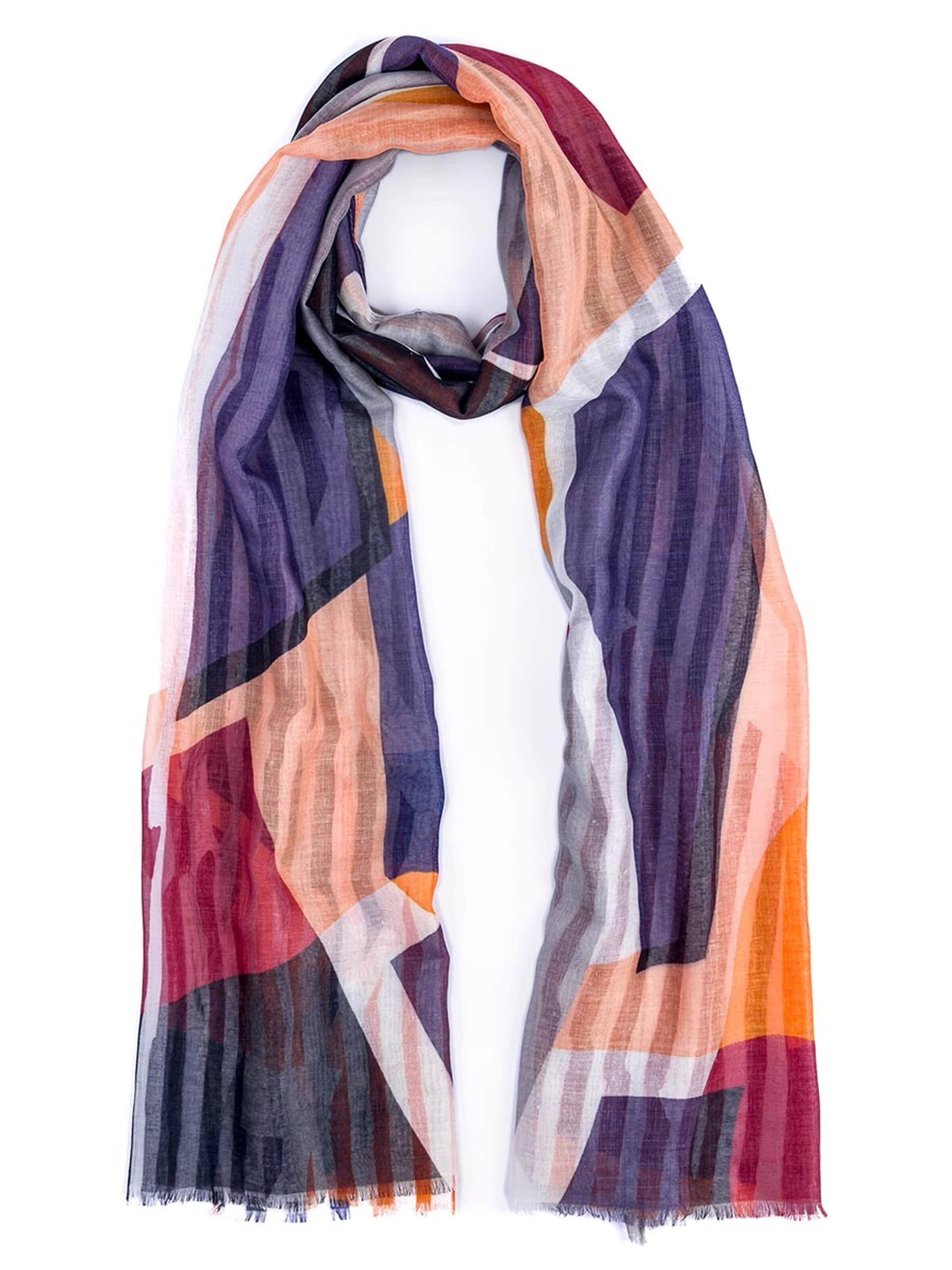 Passigatti Wrap 'Schal mit buntem-grafischen Druck' in Mixed colors: front