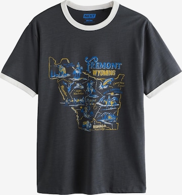 T-Shirt Next en noir : devant
