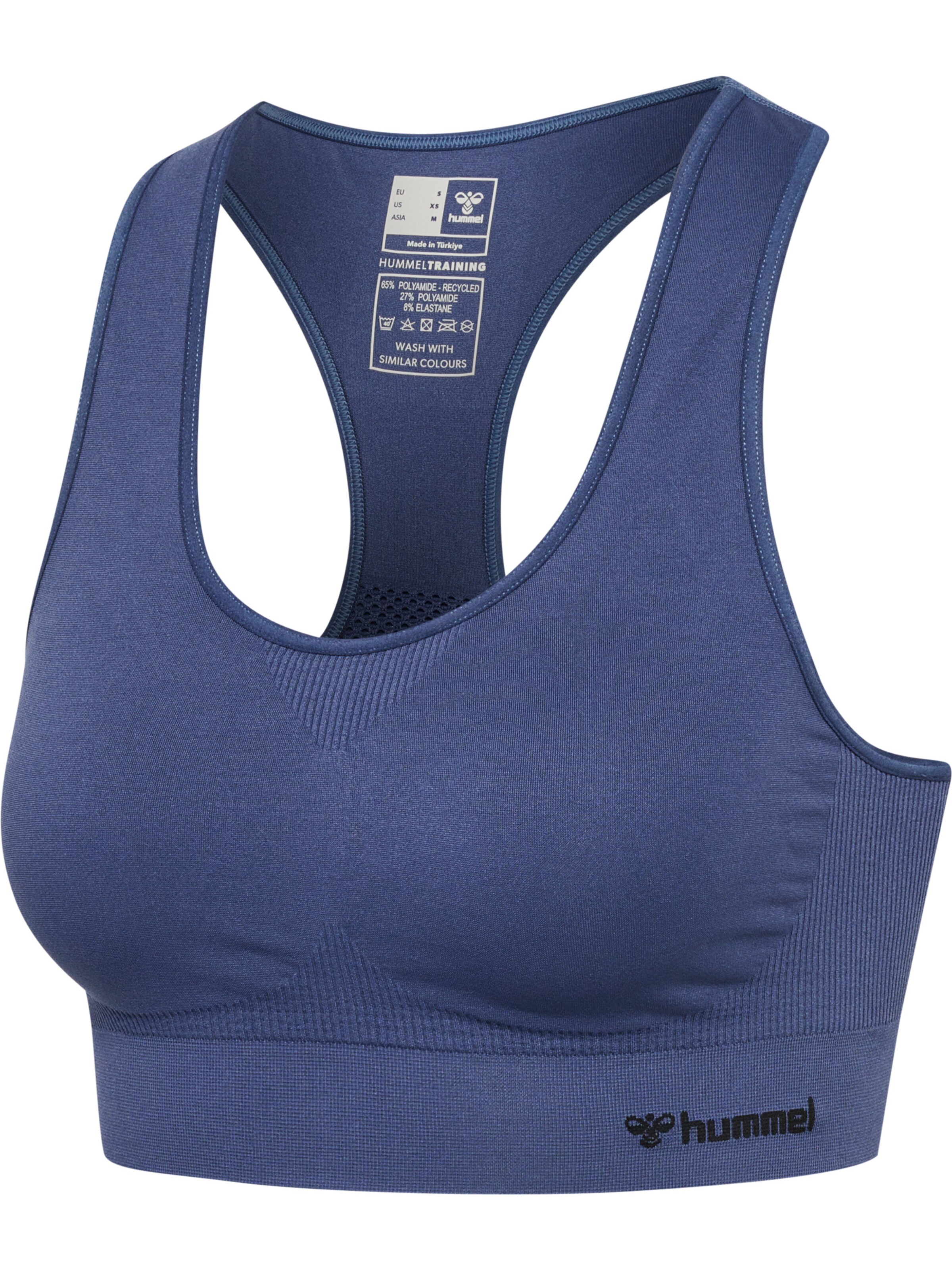 Hummel Bustier Sports-BH 'Tif' i blå