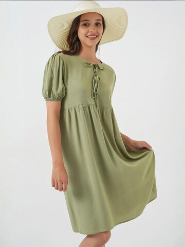 Bigdart Summer Dress in Green