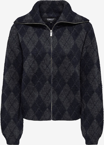Cardigan 'ONLMAROON' ONLY en gris : devant
