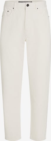 Karl Lagerfeld Tapered Jeans in White: front
