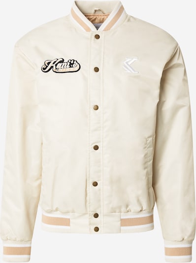 Karl Kani Prijelazna jakna 'Diner' u boja pijeska / smeđa / crna / bijela, Pregled proizvoda