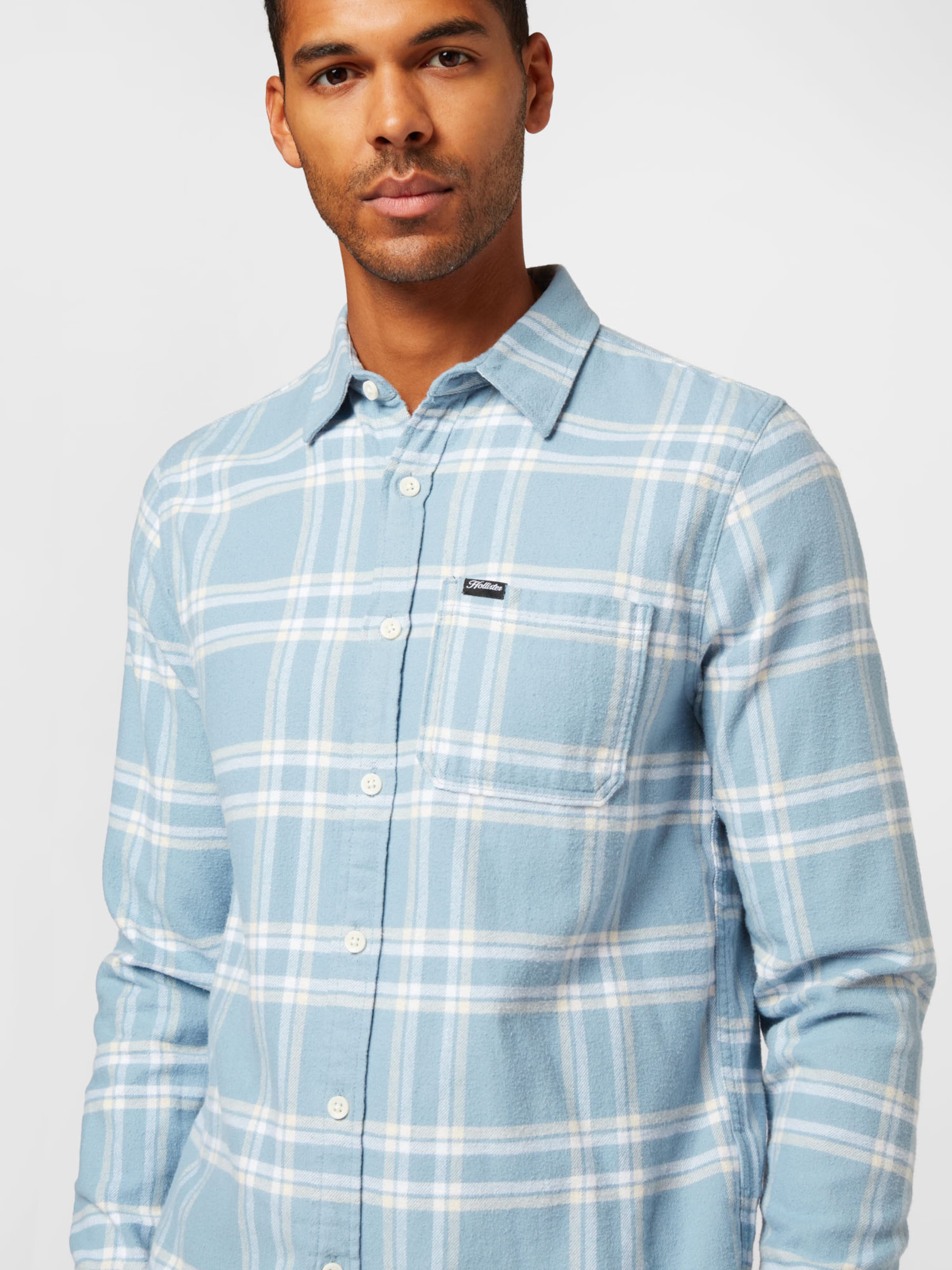 Hollister blue clearance flannel