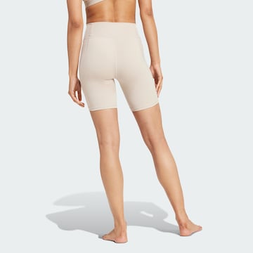 Skinny Pantalon de sport 'All Me Essentials' ADIDAS PERFORMANCE en beige