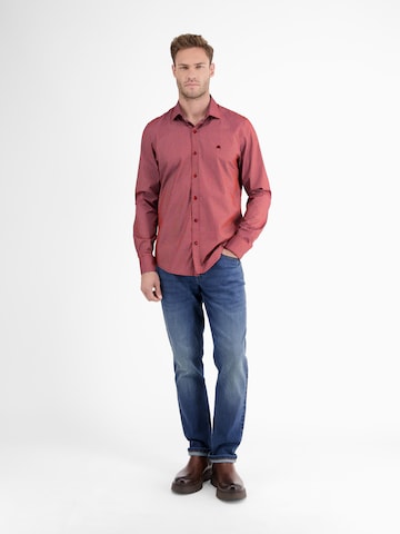 LERROS Regular fit Button Up Shirt in Red
