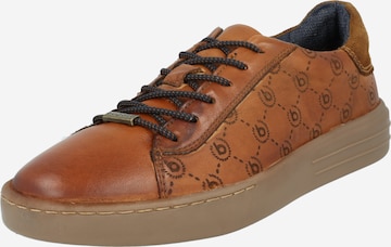 bugatti Athletic Lace-Up Shoes 'Gumero' in Brown: front