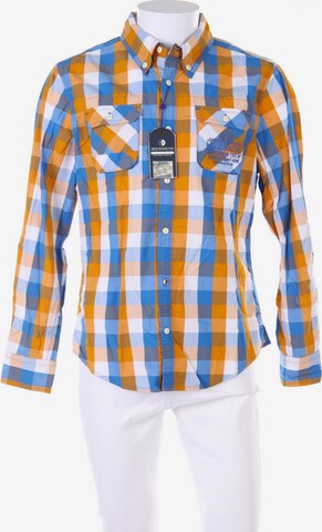 ARQUEONAUTAS Button Up Shirt in M in Blue: front
