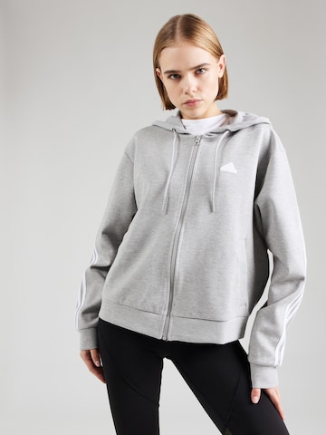 ADIDAS SPORTSWEAR Sportsweatjacke in Grau: predná strana