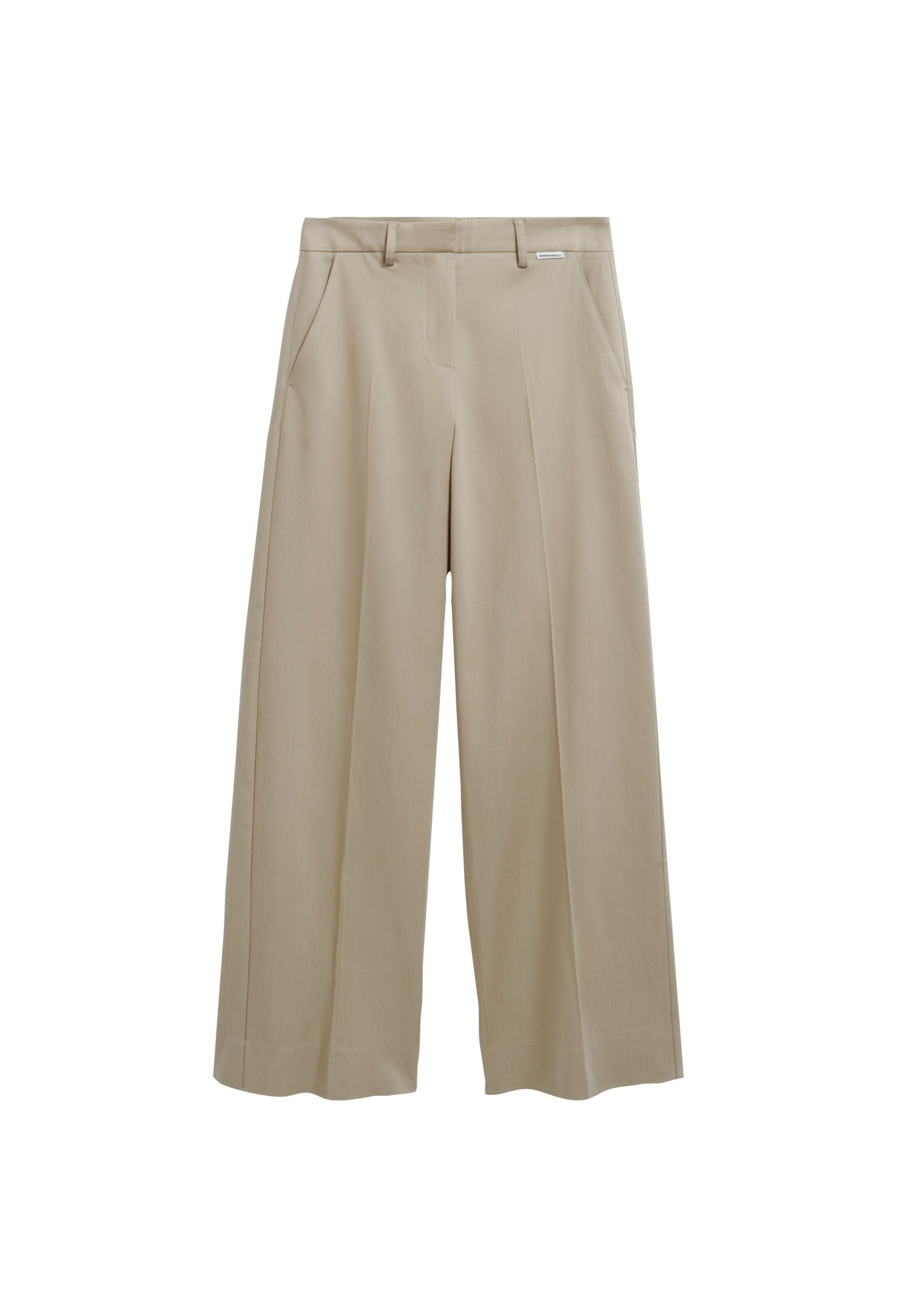 ARMEDANGELS Regular Trousers in Green: front